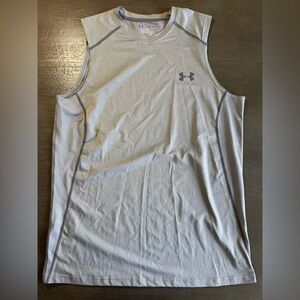 Under Armour Grey Muscle Tank Top Shirt M